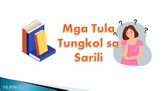 tsupa sa lasing|Tula Tungkol sa Sarili (6 Tula) .
